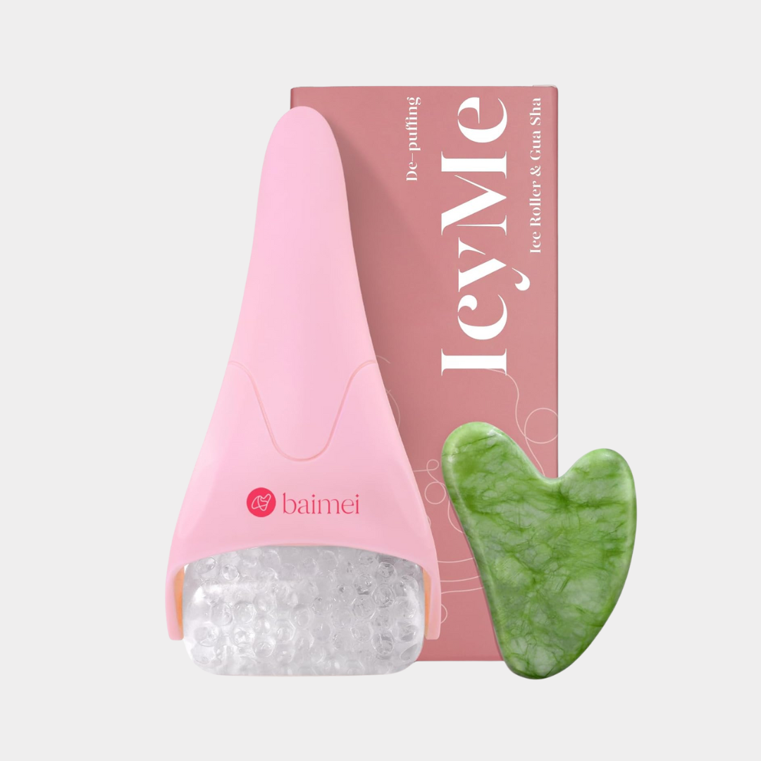 BAIMEI IcyMe Ice Roller for Face and Gua Sha Facial Tool Set