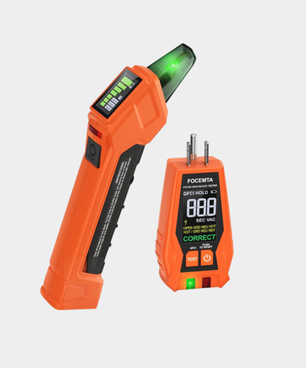 Circuit Breaker Finder & GFCI Outlet Tester with Digital LCD Display