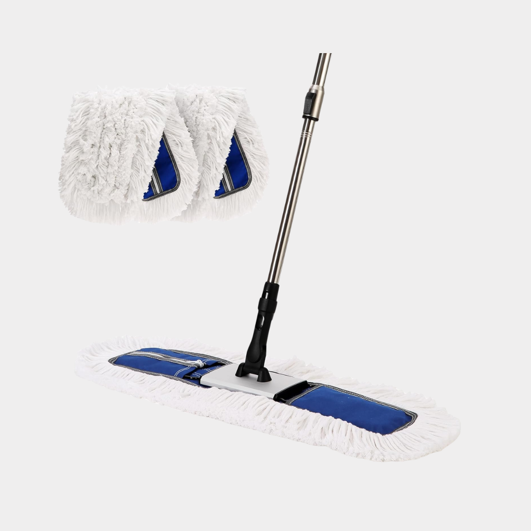 24" Heavy-Duty Commercial Dust Mop for Hardwood Floors