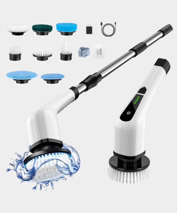 Electric Spin Scrubber, Cordless Cleaning Brush