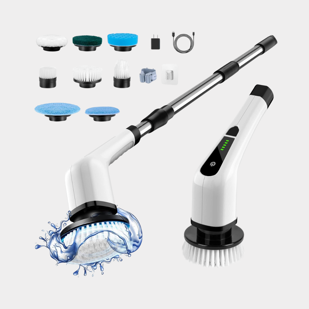 Electric Spin Scrubber, Cordless Cleaning Brush