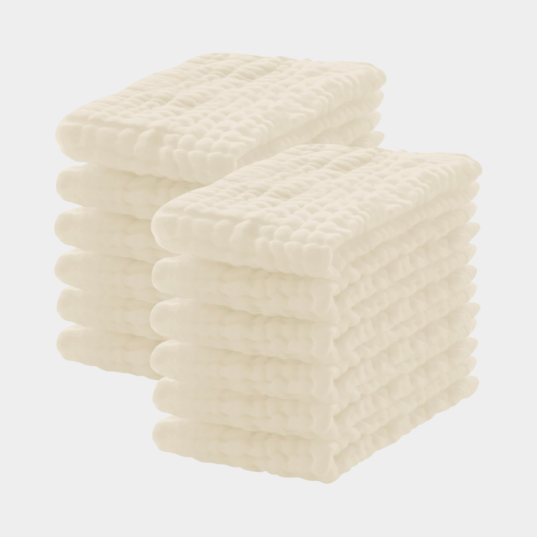 12 Pack Muslin Burp Cloths,Baby Burping Cloth