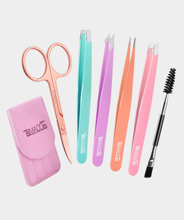 TsMADDTs 6 PCS Tweezers Set for Women