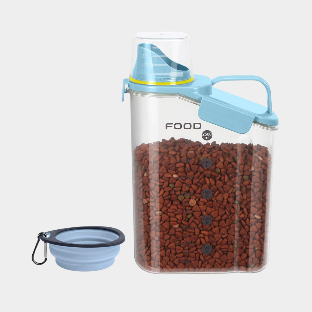 3-5Lbs Small Cat and Dog Food Storage Containers BPA Free, Airtight