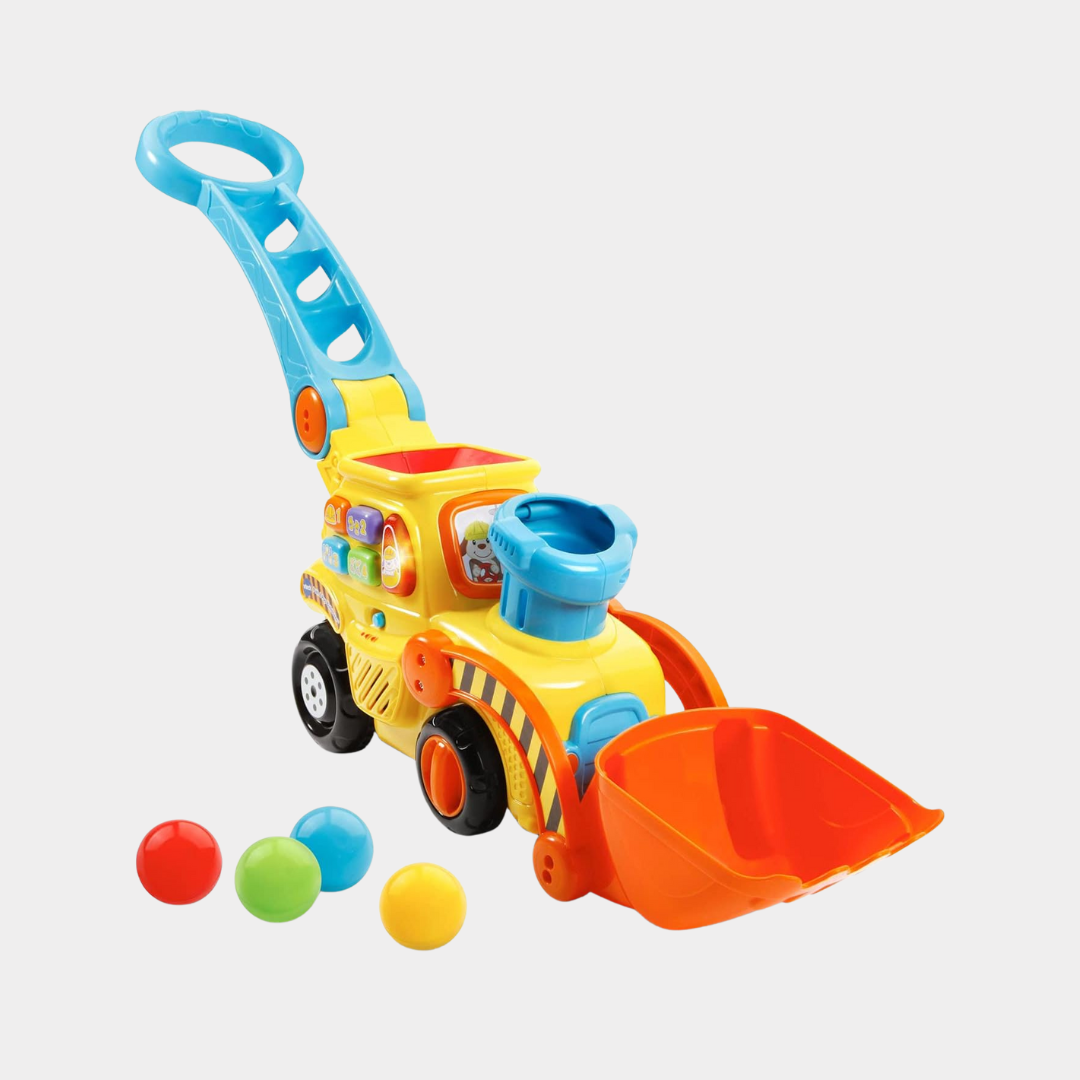 VTech Pop-a-Balls Push and Pop Bulldozer