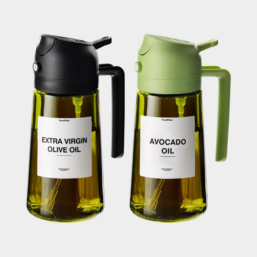 TrendPlain 16oz/470ml Glass Olive Oil Sprayer for Cooking